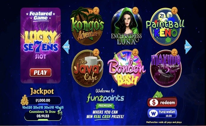 funzpoints casino.com login