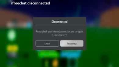 ifreechat disconnected